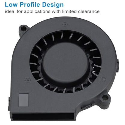GDSTIME 75mm USB Fan, 75mm x 15mm Blower Fan, 5V DC Brushless Cooling Fan