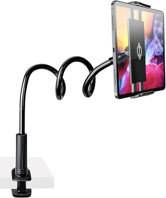Gooseneck Tablet Phone Holder | Kindle Stand Holder