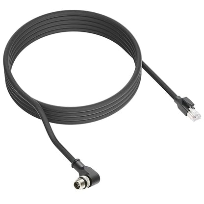 Alvin's Cables M12 X-Code 8 Pin Male to RJ45 Ethernet Cable
