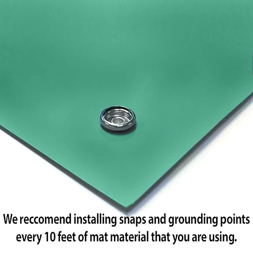 RubberStat Dual Layer ESD Compliant Workstation Rubber Table Mat Kit, Cell