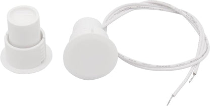 2PCS Recessed Wired Security Window Door Contact Sensor, Normally Closed NC