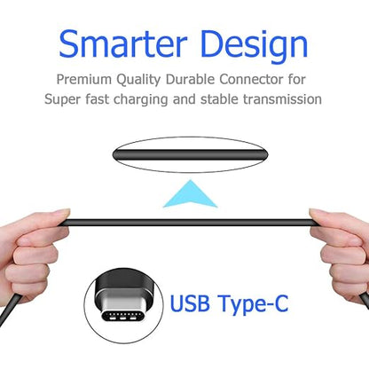 3ft USB-C Cable for iPad Pro 12.9/11 2018 Galaxy Ultra S20+S10 S9 Note 10 Tab