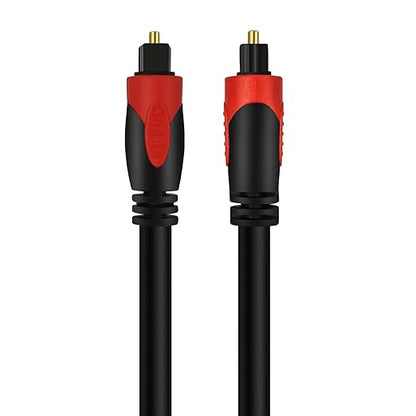 3FT Optical Audio Cable, Digital Audio Fiber Optic Cable Toslink, Flexible