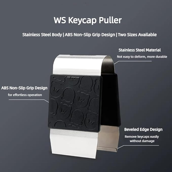 MELETRIX WS Keycap Puller, Metal Keycap Remover Key Cap Removal Tool