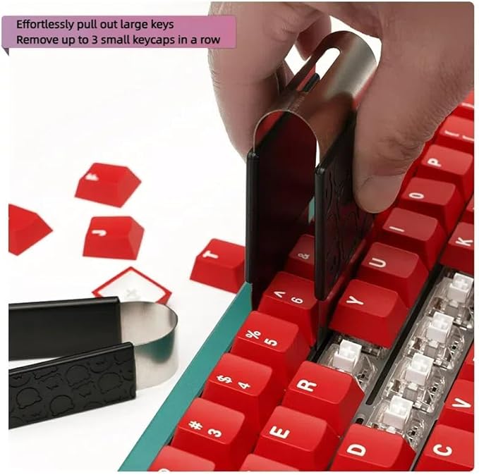 MELETRIX WS Keycap Puller, Metal Keycap Remover Key Cap Removal Tool