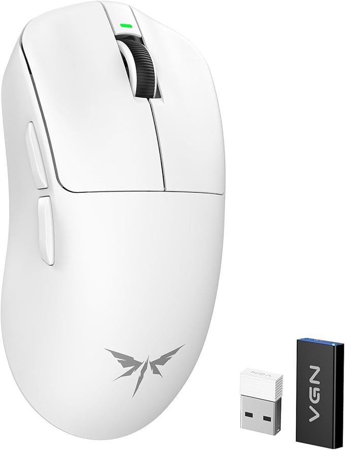 VGN F1 MOBA Wireless Gaming Mouse, 4K Polling Wired/Wireless Gamer Mice