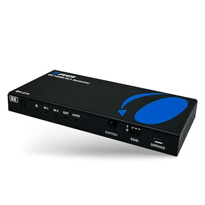 OREI 8K HDMI 2.1 Switch 4K@120hz Switcher 2 in 1 Out,