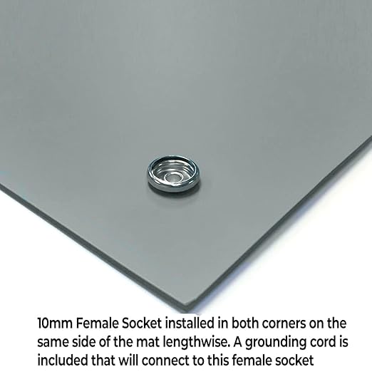 RubberStat Dual Layer ESD Compliant Workstation Rubber Table Mat Kit, Cell