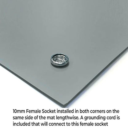RubberStat Dual Layer ESD Compliant Workstation Rubber Table Mat Kit, Cell
