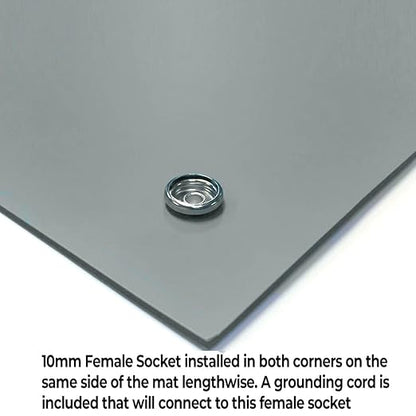 RubberStat Dual Layer ESD Compliant Workstation Rubber Table Mat Kit, Cell