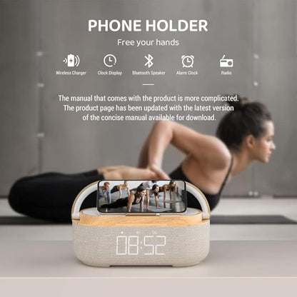 Bluetooth Speaker Alarm Clock