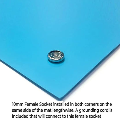 RubberStat Dual Layer ESD Compliant Workstation Rubber Table Mat Kit, Cell