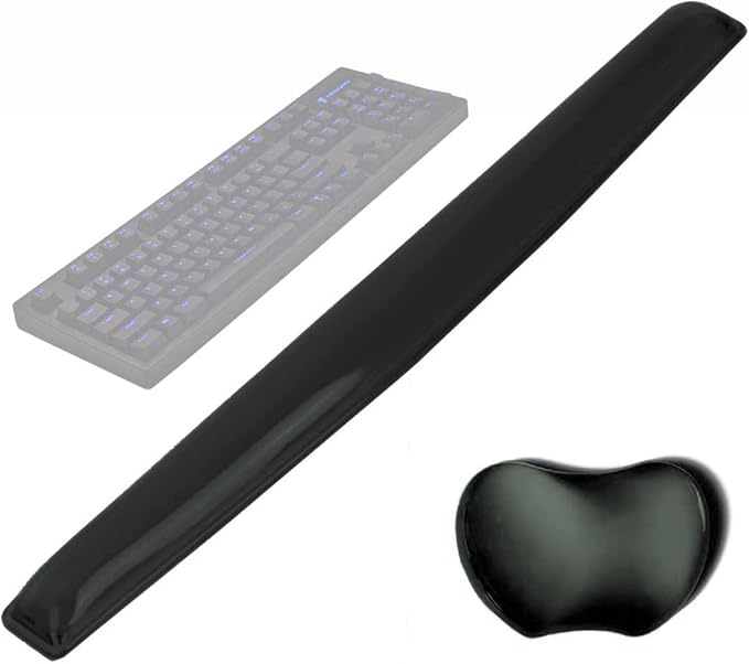 Gel Keyboard Wrist Rest Set Plus