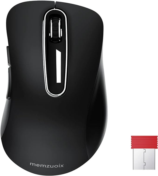 memzuoix 2.4G Wireless Mouse, 1400 DPI Computer Mouse