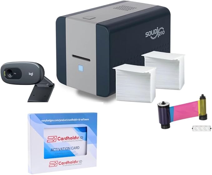 Easy Badges Solid 210 ID Badge Printer |