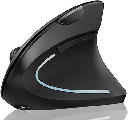 Lekvey Ergonomic Mouse, Vertical Wireless Mouse: Rechargeable Optical Carpal