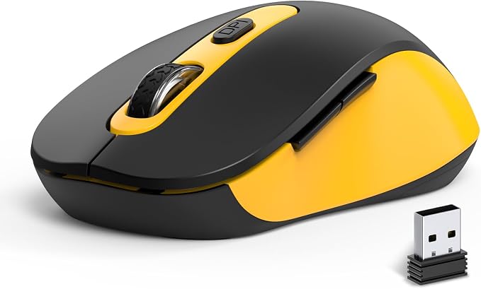 Wireless Mouse for Laptop, Chromebook, Silent Wireless Mouse