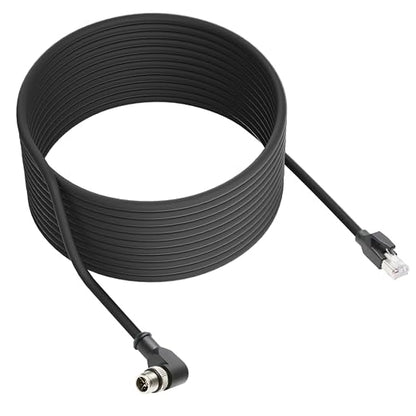 Alvin's Cables M12 X-Code 8 Pin Male to RJ45 Ethernet Cable