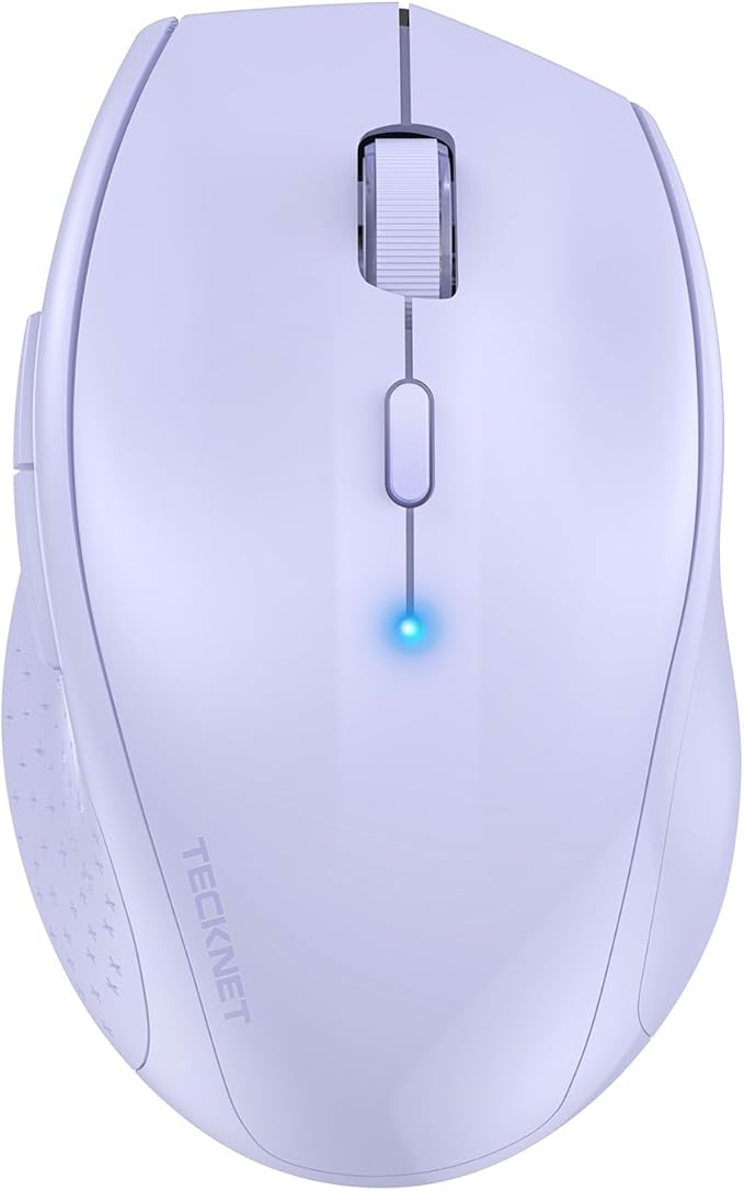 TECKNET Bluetooth Mouse, 4800 DPI Wireless Mouse, 2-Year Battery 6 Adjustable