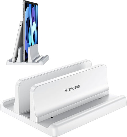 Vaydeer Vertical Laptop Stand Holder Plastic Adjustable Desktop Notebook Dock