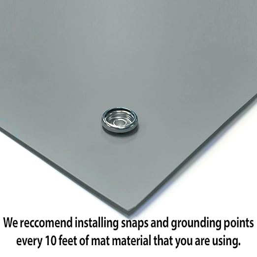RubberStat Dual Layer ESD Compliant Workstation Rubber Table Mat Kit, Cell