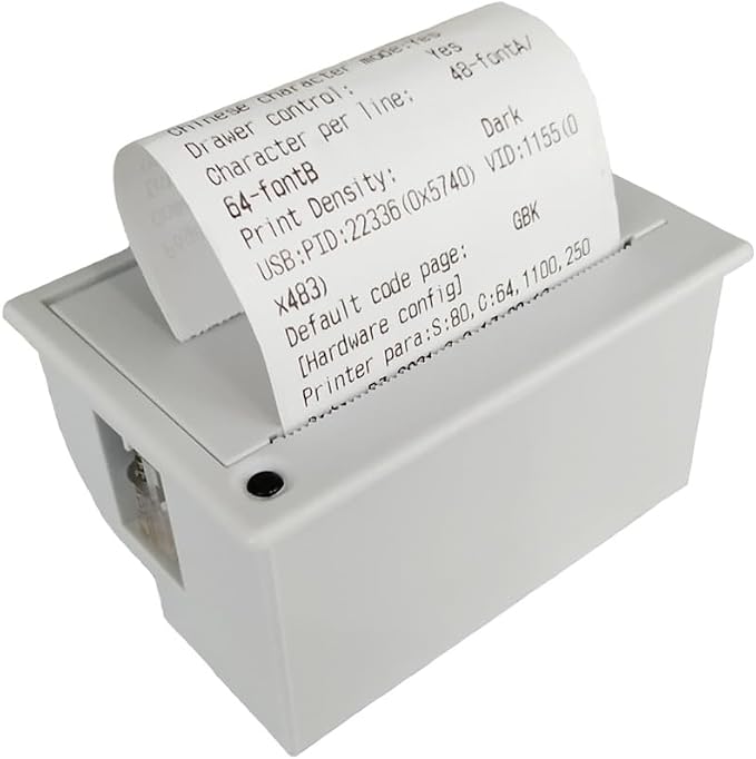 PRIMUZ Micro Thermal Printer Ticket Serial Port Printer Module Can Be Docked