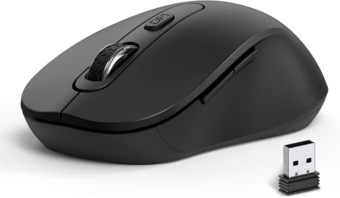 Wireless Mouse for Laptop, Chromebook, Silent Wireless Mouse