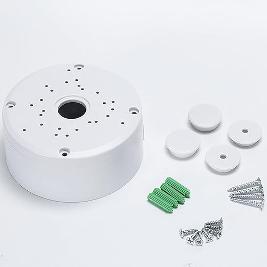 Universal Bullet Security Camera Junction Box Mount Bracket Plastic Rainproof