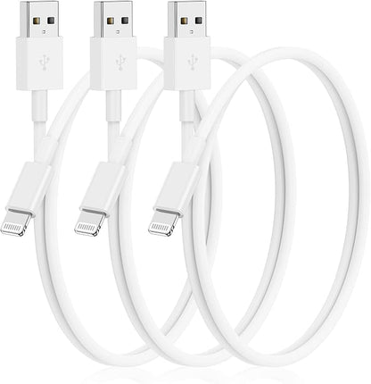3Pack for iPhone Charging Cable 0.3M-Lightning to USB Cable Wire