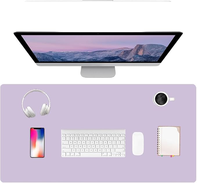 PU Leather Desk Pad Protector Gaming Mouse Pad Non Slip Desk Mat