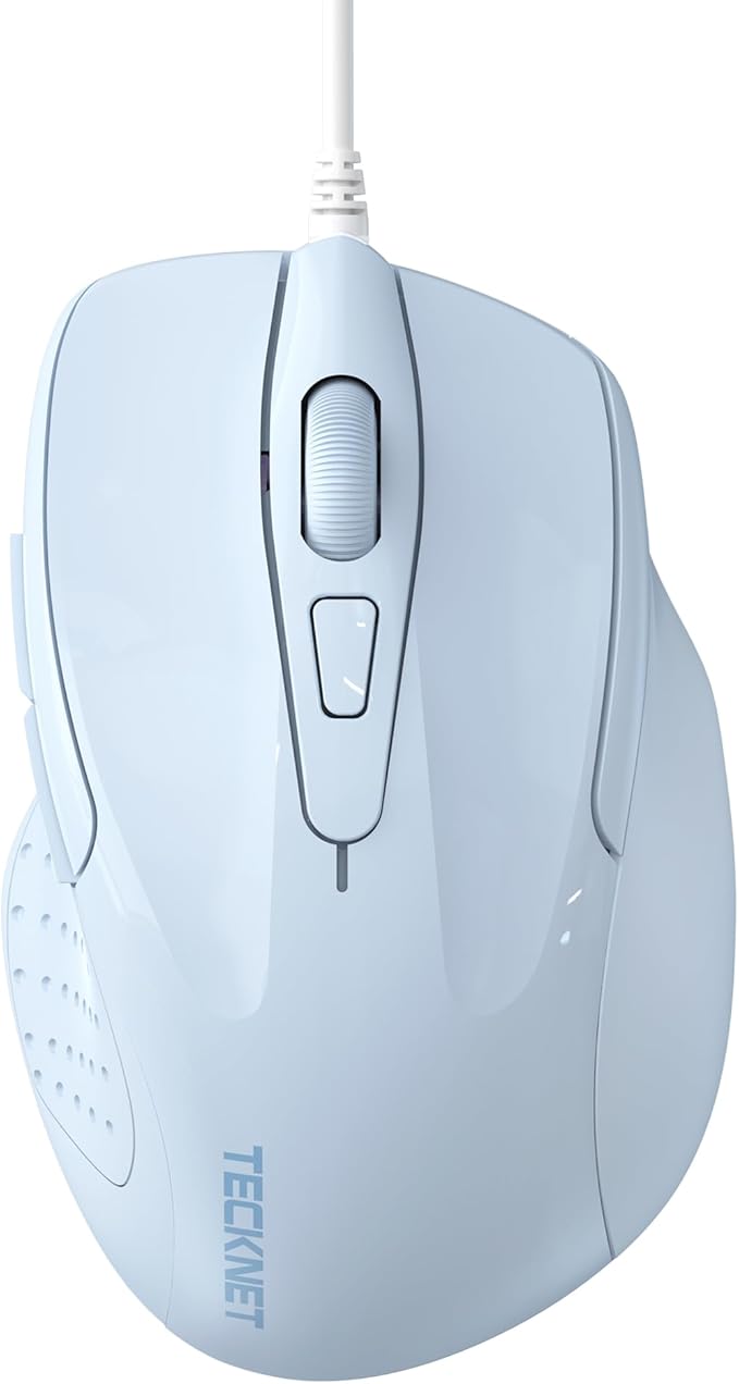 TECKNET Wired Mouse, 6-Button Corded