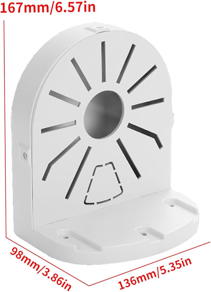 Indoor Outdoor Camera Bracket ABS Plastic Wall Mount L-Shaped Bracket