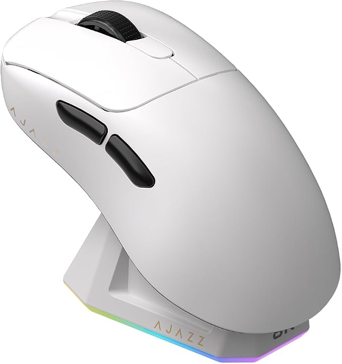 AJ179PRO PAW3395 26000 DPI Gaming Mouse, 8000Hz Polling Rate, 58g Ultra-Light