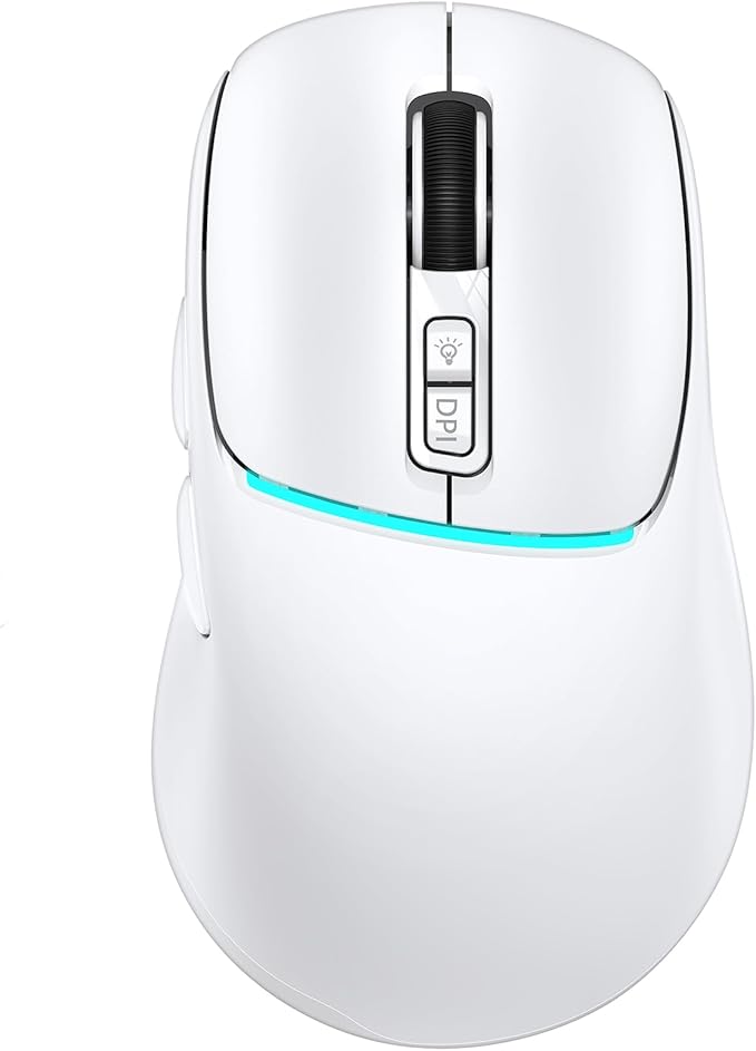 R108 Wireless Bluetooth Mouse – Dual Bluetooth ＆ 2.4GHz USB Receiver, 4 DPI