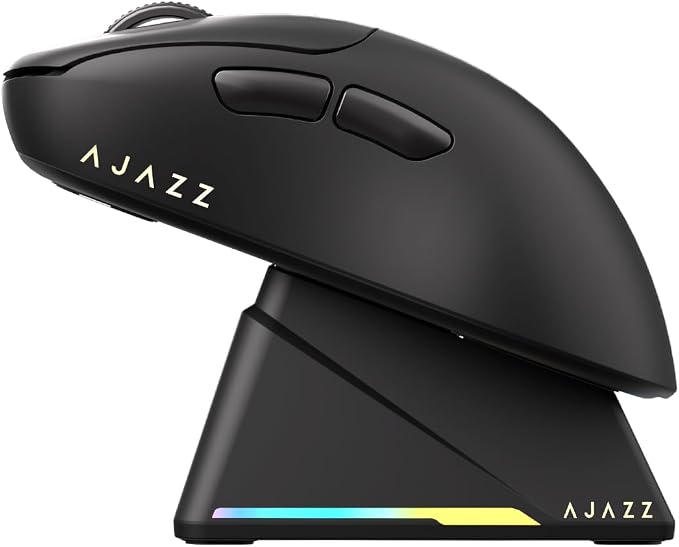 AJ179PRO PAW3395 26000 DPI Gaming Mouse, 8000Hz Polling Rate, 58g Ultra-Light