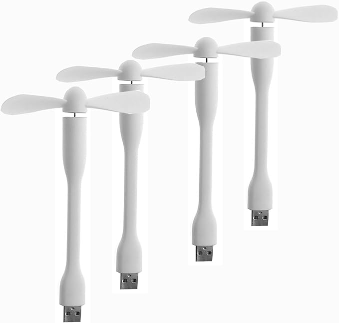 Mini USB Fan, Portable Pocket Fan USB-A Powered Little Cooler, Quiet Operation