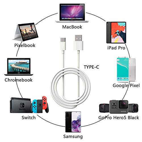 6ft USB-C to USB-A Fast Charger Cable