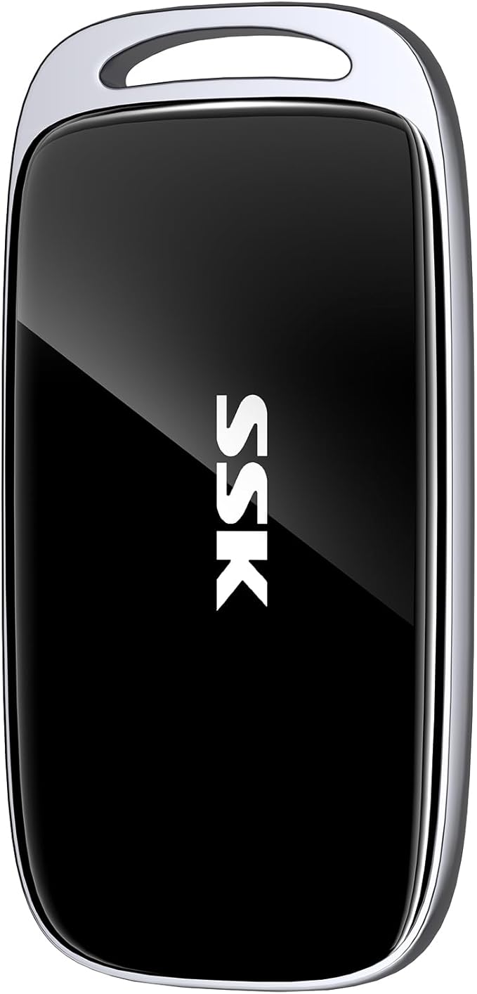 SSK 4TB SSD External Hard Drive, Portable SSD Drive up to 2000 MB/s, USB 3.2