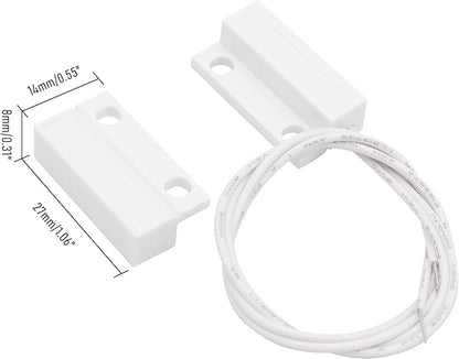 Magnetic Reed Switch Wired Surface Mount Normally Closed NC Contact Sensor