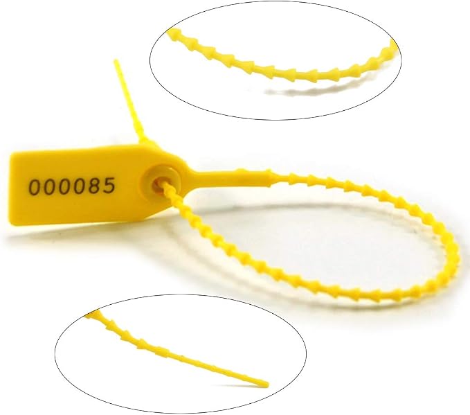 Leadseals 1000 Plastic Tamper Seals, Zip Ties