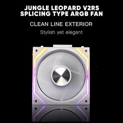 Jungle Leopard Interstellar V2 RS 120mm PC Reverse Blade Case Fan Infinity