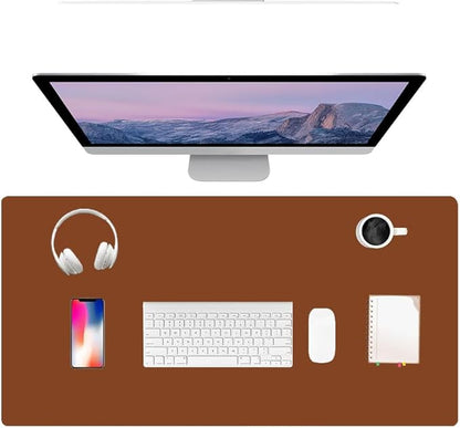 PU Leather Desk Pad Protector Gaming Mouse Pad Non Slip Desk Mat