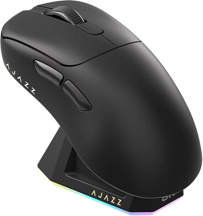 AJ179PRO PAW3395 26000 DPI Gaming Mouse, 8000Hz Polling Rate, 58g Ultra-Light