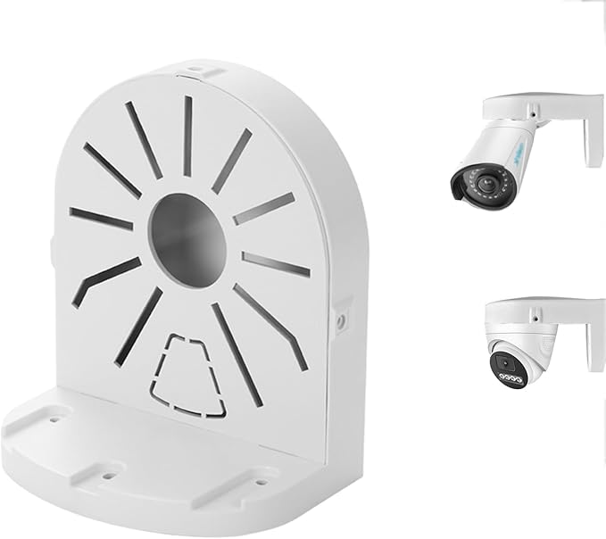 Indoor Outdoor Camera Bracket ABS Plastic Wall Mount L-Shaped Bracket