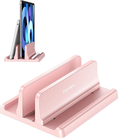 Vaydeer Vertical Laptop Stand Holder Plastic Adjustable Desktop Notebook Dock