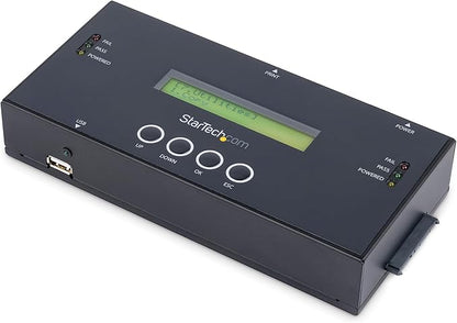 StarTech.com 1:1 Standalone Hard Drive Duplicator and Eraser, SAS/SATA HDD/SSD