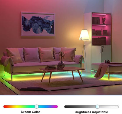 BTF-LIGHTING C04W RGBW PWM SMD FCOB 5PIN LED Strip 2.4GHz Tuya WiFi Group