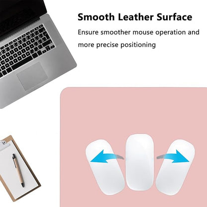 PU Leather Desk Pad Protector Gaming Mouse Pad Non Slip Desk Mat
