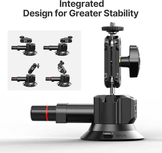 Suction Cup Mount for Action Cameras iPhone