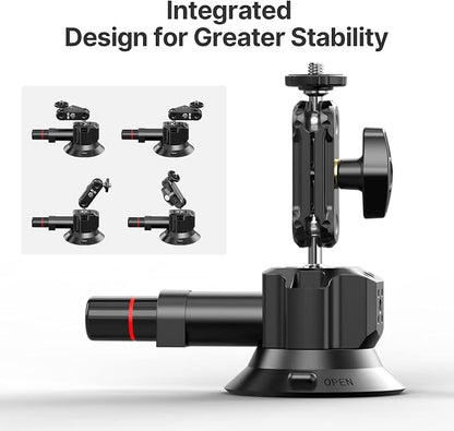 Suction Cup Mount for Action Cameras iPhone